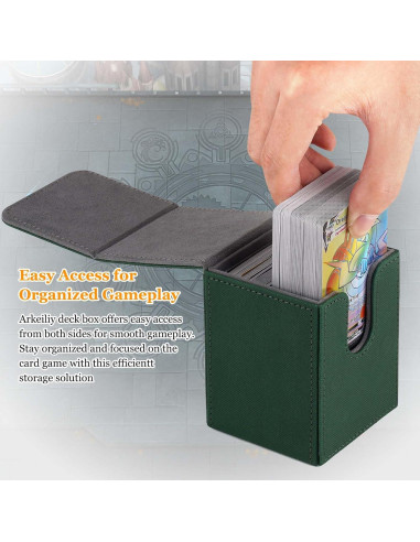 Caja de Barajas Arkeiliy 4 Paquete con 200 Fundas para Cartas