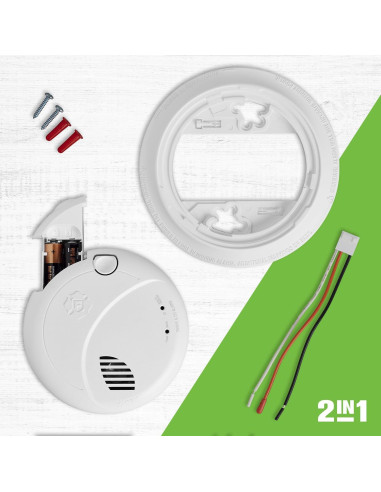 Alarma Combinada de Humo y Monóxido Primera Alerta SMCO100V-AC