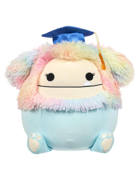 Squishmallows Zozo Bigfoot 30.48 cm con Gorra de Graduación