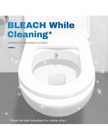 Tabletas Limpiadoras de Inodoro Vacplus 30 Unidades con Blanqueador