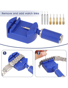 Kit de Herramientas para Ajuste de Correa de Reloj MOZEAT 11 PCS 2