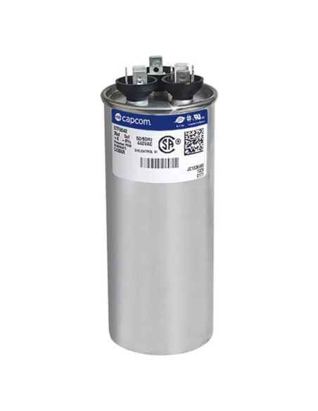 Capacitor Genteq 35/5 MFD 440V Montaje a través de orificio