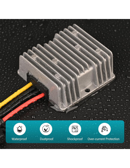 Convertidor DC 18-60V a 12V 20A YIPIN HEXHA Regulador