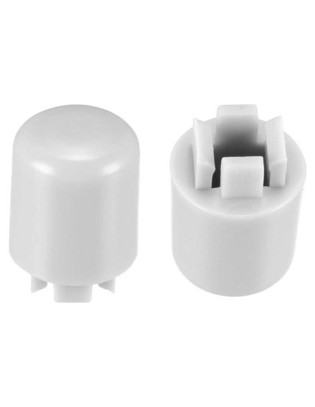 20 Tapas de Botón Pulsador uxcell 9x12.8mm Gris