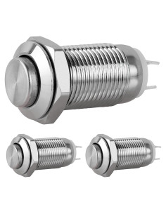 Interruptor a Prueba de Agua DIYhz GQ10H-10 10mm 220V 1A 3Pcs