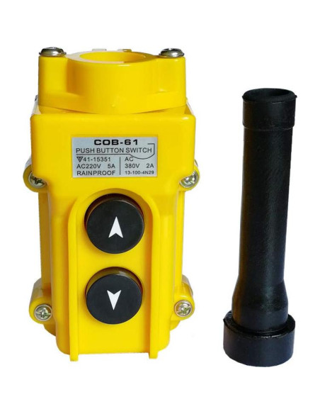 Interruptor de Botón Elevación COB-61 Yarr Store a Prueba de Lluvia