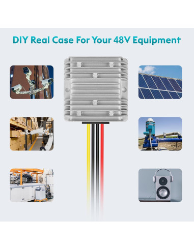 Convertidor DC 18-60V a 12V 20A YIPIN HEXHA Regulador