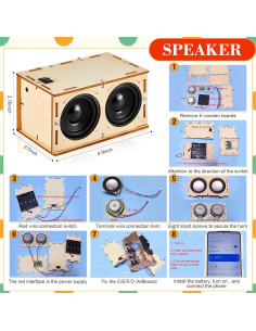 Kit de Rompecabezas de Madera Suzile 4 en 1 DIY Electrónico 2