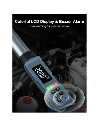 Llave de Torque Digital GROWNEER 1/2'' 17-340 Nm con Buzzer