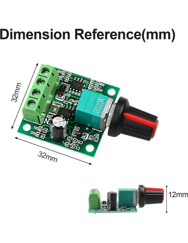 Controlador de Velocidad PWM Z.Hen 1.8V-12V 2A 30W - 2 Pcs