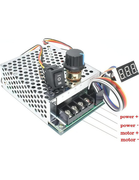Controlador de Velocidad Motor 10-55V 60A PWM Digital Shenzhenshixin