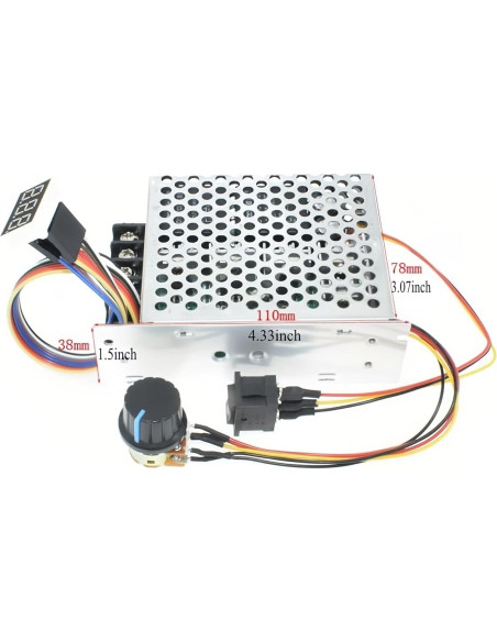 Controlador de Velocidad Motor 10-55V 60A PWM Digital Shenzhenshixin