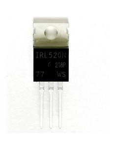8 Piezas Transistor MOSFET N-Canal IRL520 100V 10A TO-220 2