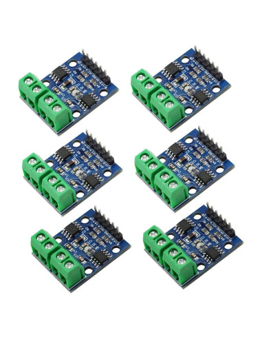 6PCS Módulo Controlador de Motor DC L9110S 2 Canales 0.8A
