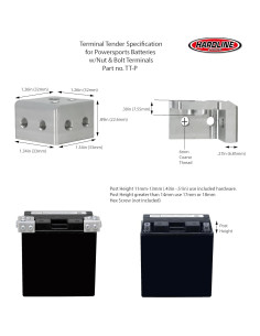 Expansor de Poste de Batería Hardline Products TT-P 12V 2
