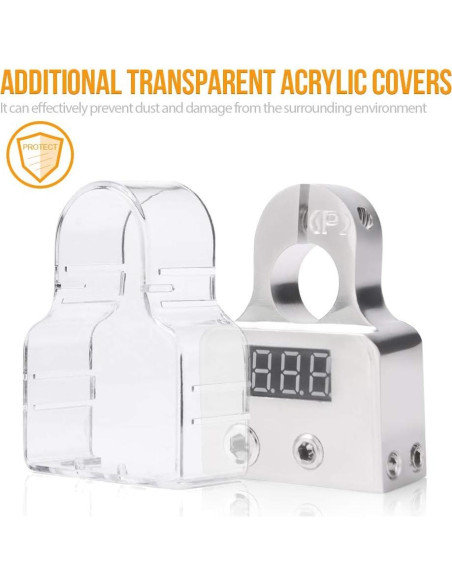 Conectores de terminal de batería MNJ Motor con voltímetro 12-24V