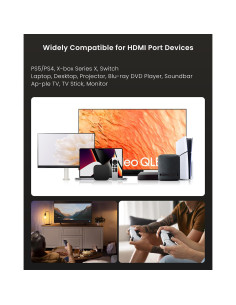 Cable HDMI 2.1 Fasgear 2m Ultra Alta Velocidad 8K@60Hz 2