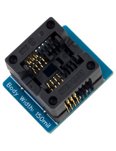 Adaptador Socket IC SOP8 a DIP8 150mil y 200mil Naughtystarts 2