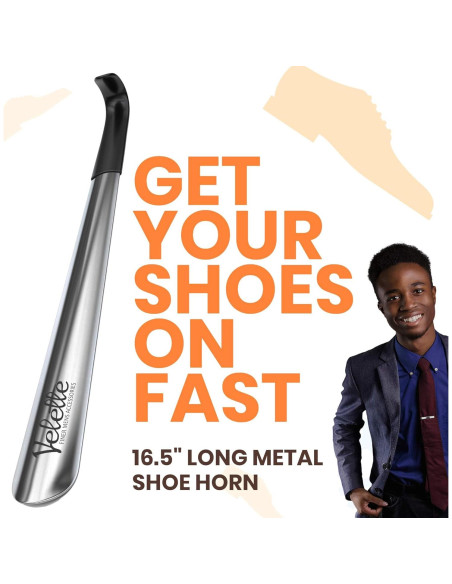 Calzador Largo y de Viaje Velette - 41.91 cm y 19.05 cm