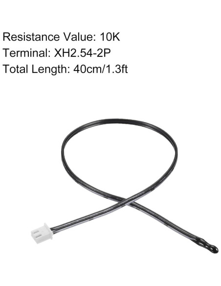 Sonda de Termistor NTC 10K Impermeable 40cm Rebower - 5pcs