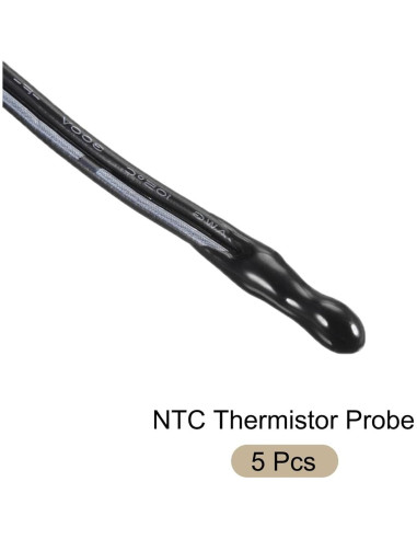 Sonda de Termistor NTC 10K Impermeable 40cm Rebower - 5pcs