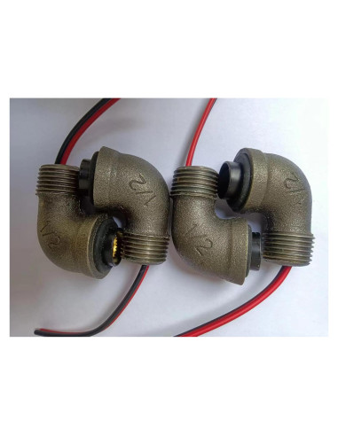 Soporte de lámpara de hierro fundido DIY Bowen E12 75W