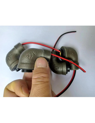 Soporte de lámpara de hierro fundido DIY Bowen E12 75W