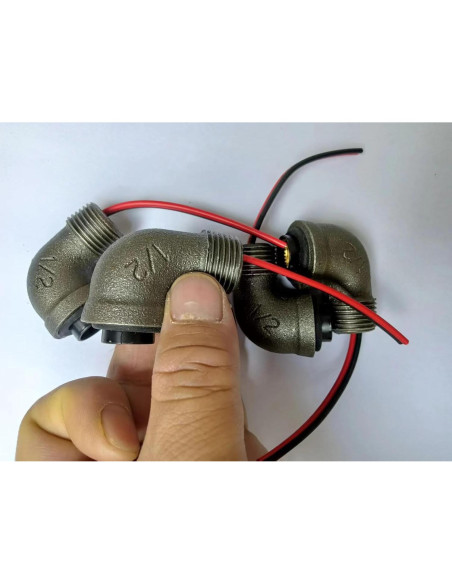 Soporte de lámpara de hierro fundido DIY Bowen E12 75W