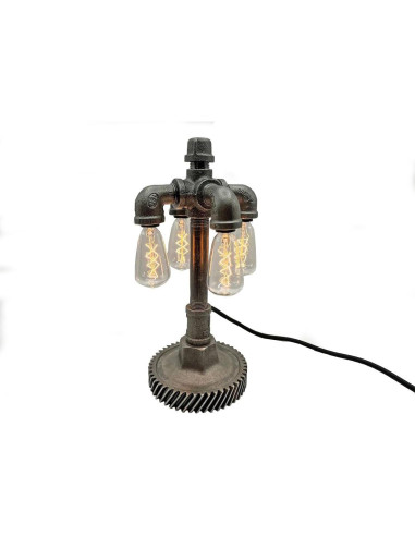 Soporte de lámpara de hierro fundido DIY Bowen E12 75W