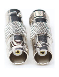 Adaptador Coaxial Hembra TNC a Hembra BNC ANHAN - 2 Piezas 2