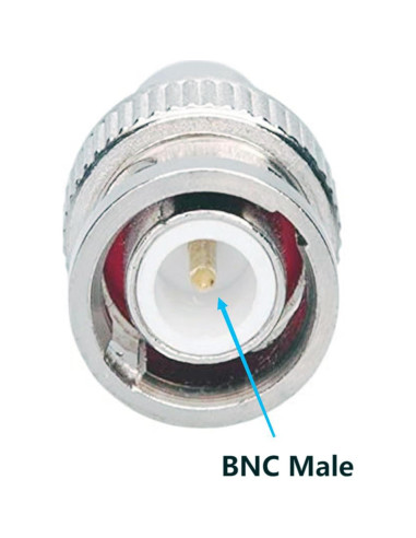 Adaptador BNC a RCA SHANFEILU 6 Pcs Conector Macho Hembra