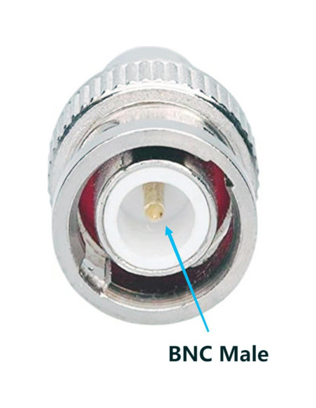 Adaptador BNC a RCA SHANFEILU 6 Pcs Conector Macho Hembra