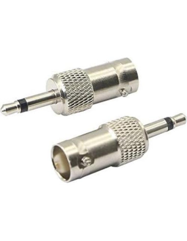 Adaptador BNC a 3.5mm Mono XMSJSIY - 4 Pack Niquelado