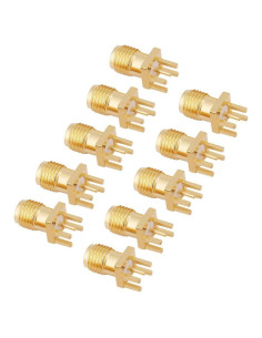 Conector Jack SMA Femenino YWBL-WH 10 Pcs 50 Ohm Latón