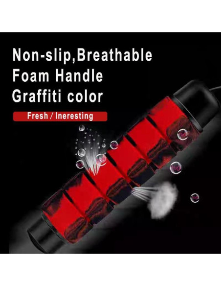 Cuerda de Salto Ajustable DYDSTRNG con Rodamientos para Fitness