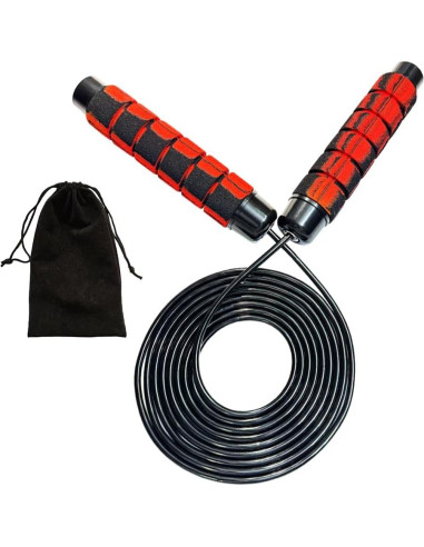 Cuerda de Salto Ajustable DYDSTRNG con Rodamientos para Fitness