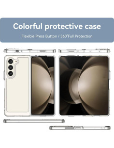 Funda Protectora DNTMZIN para Samsung Galaxy Z Fold 5 Clara 2