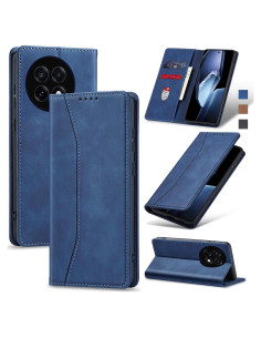 Funda folio magnética Jasonyu para OnePlus 13R, Azul