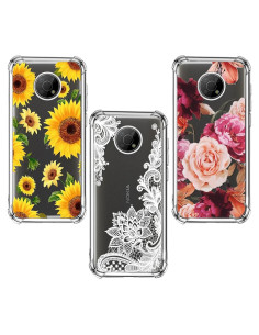 Paquete de 3 Fundas TPU Transparentes para Nokia G300 5G
