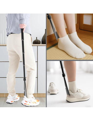 Calzador Telescópico JJDPARTS 42.9-95.2 cm con Gancho