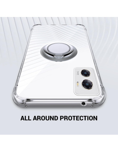 Funda Transparente Silverback para Moto G Stylus 5G 2024 con Soporte
