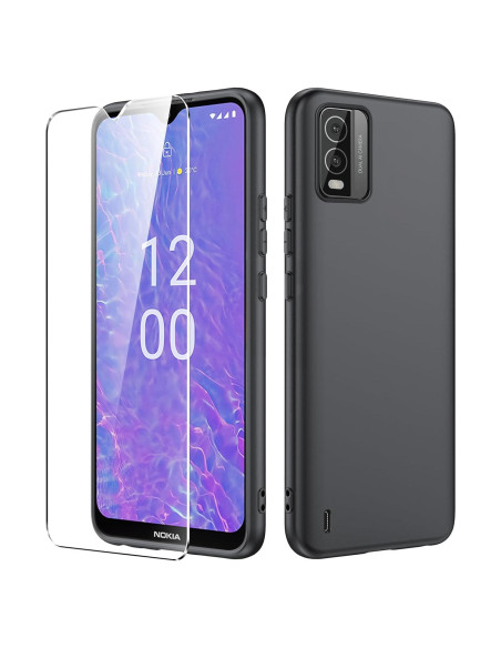 Funda de Silicona TPU para Nokia C210 con Protector de Pantalla