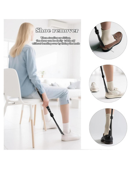 Calzador Telescópico JJDPARTS 42.9-95.2 cm con Gancho