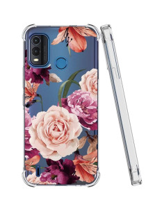 Funda protectora TPU Nokia G11 Plus - Floral Púrpura 2