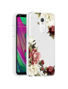Funda TPU Transparente Floral para LG Stylo 5/5X/5V/5 Plus