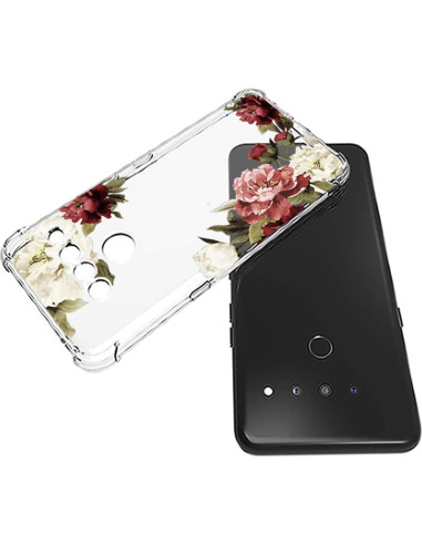 Funda TPU Floral para LG V50 ThinQ - Protección Ligera 2019