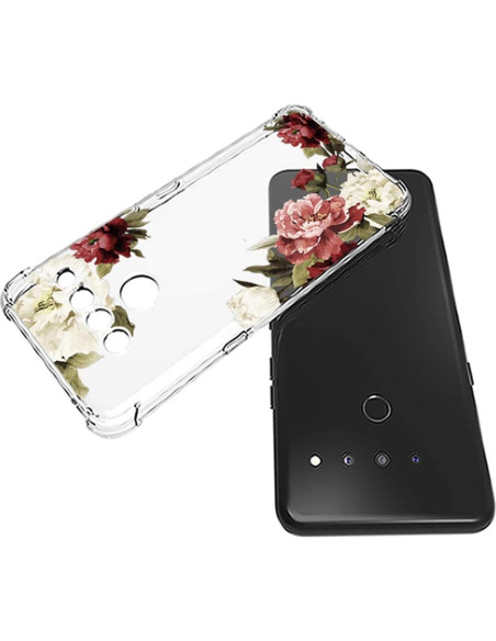 Funda TPU Floral para LG V50 ThinQ - Protección Ligera 2019