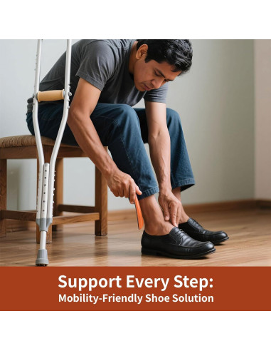 Calzador de Plástico YIZIYAOH 23cm Ultra-Ligero con Agujero