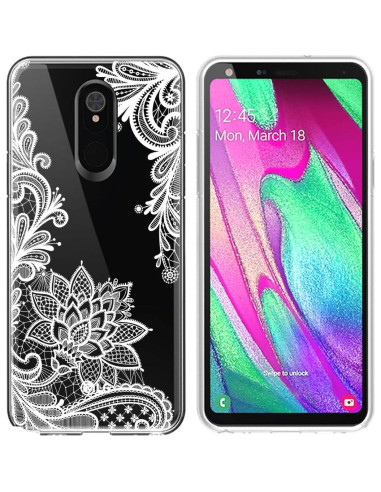 Funda Transparente Floral Sidande para LG Stylo 5 - TPU Delgado