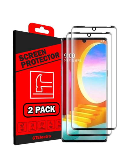 Protector de Pantalla Vidrio Templado Curvo GTElectro LG Velvet 2 Unidades Protector de Pantalla Vidrio Templado Curvo GTElectro LG Velvet 2 Unidades